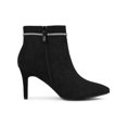 thumbnail image 3 of Unique Bargains Women's Rhinestone Pointed Toe Stiletto Heel Ankle Boot, 3 of 7