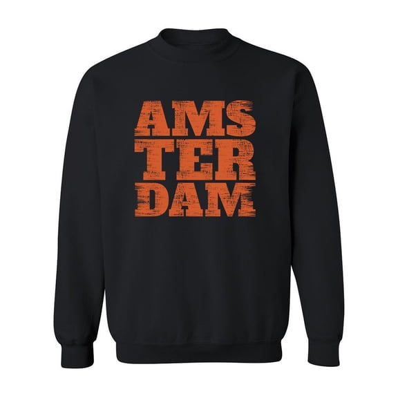 Banner Of Amsterdam Sweatshirt Men -Image by Shutterstock, Male 4X-Large