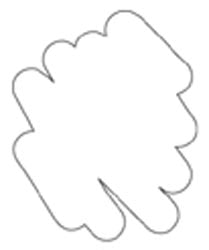 Puffy Velvet Fabric Marker Open Stock-White, Pk 3, Uchida