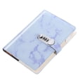 thumbnail image 3 of Diario A5 Uxcell con cerradura, cuaderno de cuero para journaling lindo, diario de mármol, púrpura, 3 of 7