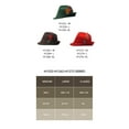 thumbnail image 3 of German Hunter Red Hat Fedora, with Feather & Metal Edelweiss Hat Pin| Oktoberfest Fedora Hat for Men and Women | M, 3 of 7