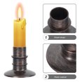 thumbnail image 3 of Weiweiguan 10 Pcs Simple Plastic Candlesticks Decorations Household Plastic Candle Decors, 3 of 6