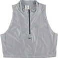 thumbnail image 2 of Reebok Womens Zip Tank Top, Grey, Plus Size, 1X/16W, 2 of 3