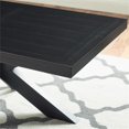 thumbnail image 4 of Harris Ebony Finish Wood Pedestal Cocktail Table, 4 of 6