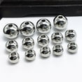 thumbnail image 2 of Miangastore 100 Pcs Perles Rondes en Acier Inoxydable Ton Argent Lisse Sans Couture 5mm pour Fabrication de Bijoux DIY, 2 of 8