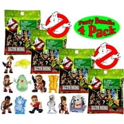 Ghostbusters Ecto Minis Blind Bags 4-pack Glow in Dark Ghosts Mystery Figures Mattel
