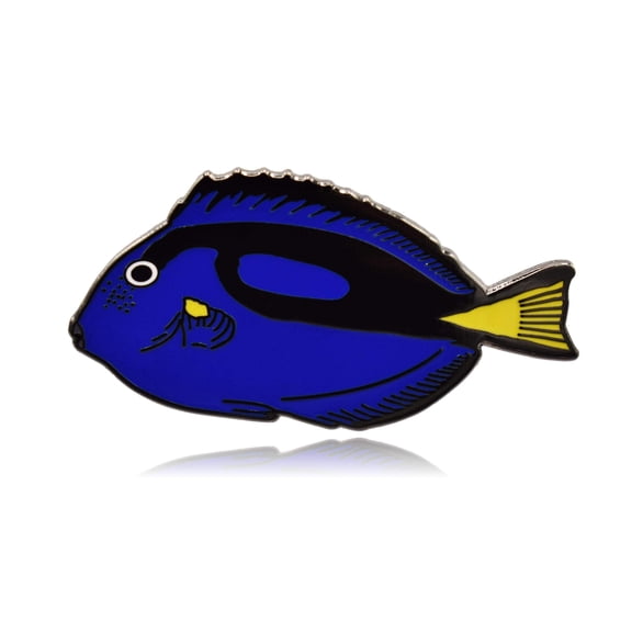 Blue Tang Fish Hard Enamel Pin | Clayton Jewelry Labs