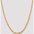 thumbnail image 2 of 14K Yellow Gold 5.0mm D/C Quadruple Rope Chain (22 X 5) Made In Peru qtr040-22, 2 of 5