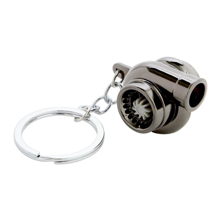 Zodaca Car Auto Parts Metal Keychain, 6 Assortment, Silver, Small