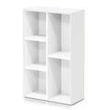 Furinno 11069 5-Cube Reversible Open Shelf, White