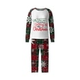 thumbnail image 2 of Christmas Greetings Christmas Family Pajamas Matching Sets, Matching Family Outfits Skin-friendly Matching Pjs, Adding a Festive Touch to Your Family's Winter Wardrobe (Multicolor), 2 of 4