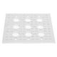 thumbnail image 1 of Panel de malla de pared con placa de rejilla de aluminio, patrón de visualización, componente de control industrial 3123-0096-096, 1 of 11