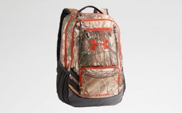 under armour camo hustle backpack
