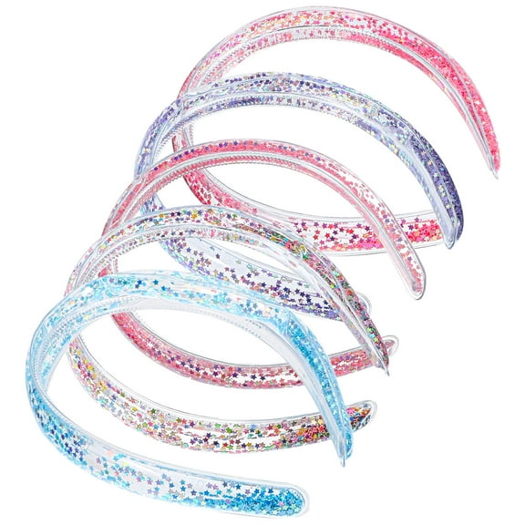 TEHAUX 5-Pack Stretchy Headbands for Women, Assorted Colors, Comfortable and Versatile Hair Accessories for Everyday Use