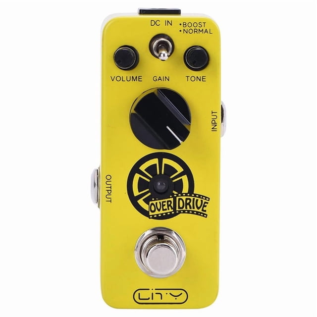 Overdrive Electric Guitar Effect Pedal with 2 Modes of Boost and Normal,Amplifier for Electric Guitar Effect True Bypass,1 * Overdrive Guitar Effect Pedal