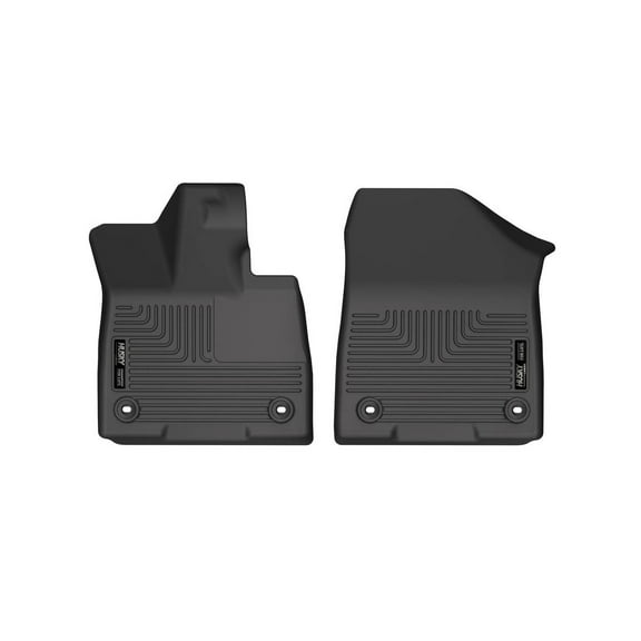 Husky Liners 18821 Weatherbeater Floor Mats Fit 2021-2025 Toyota Sienna w/ 2nd Row Bench/Bucket Seats Front Row Liners 2pc Black