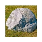CrystalClear TrueRock Fake Fiberglass Rock, Medium, Greystone, 27 x 21 x 14