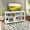 White, variant on Demi Bonn TV Cabinet, 3 Tier Wood TV Stand for 55" with Open Shelves and X-Shaped Frame, Media Entertainment Center with Storage, for Living Room, Bedroom, White