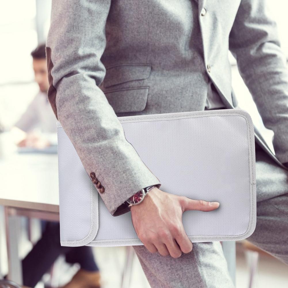 YLSHRF Fireproof Pouch,Fireproof Waterproof Document Holder File