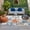 Gray, variant on Blue Coastal Outdoor Rug 5x7 Ft, Non Slip Washable Area Rug, Summer Beach Starfish Weeping Eucalyptus Vintage Patio Rugs Carpet Runner, Large Floor Mat for Indoor/Outdoor Deck Porch Camping
