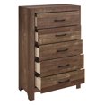 thumbnail image 3 of Topline Home Furnishings Rustic Brown Chest, 3 of 4