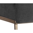 thumbnail image 7 of Sunpan Gesa 28" Modern Fabric Counter Stool in Kohl Gray/Antique Brass, 7 of 7