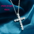 thumbnail image 5 of Sterling Silver Cross Necklace for Men and Women | Cross Pendant | Gold Necklaces for Women, 5 of 6