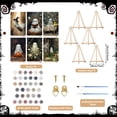 thumbnail image 2 of Kit de Pintura por Números YooNotee Fantasmas 6 Piezas 30x20 cm Halloween, 2 of 6