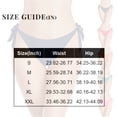 thumbnail image 3 of DORKASM Women's Side Tie Bikini Bottoms with High Waist - Adjustable String Swim Pant for Comfort & Fit Black M, 3 of 5