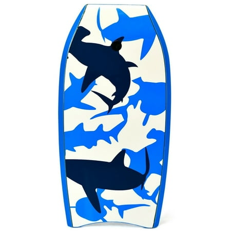Topcobe Lightweight Super Bodyboard Surfing with EPS Core Boarding Non-Slip Comfort Deck for Adults-S