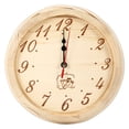 thumbnail image 2 of Clock, Wooden Clock Humidity   For Bedroom For Living Room, 2 of 8