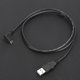 thumbnail image 4 of Cable USB Micro USB Cable de curva izquierda Cable de datos de carga 90 grados Vertical USB izquierdo ngulo izquierdo MicroUSBCable USB Micro USB de ángulo izquierdo Mgaxyff No, 4 of 5