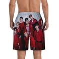 thumbnail image 4 of Stray Kids Men's Swim Trunks Quick Dry Beach Board Shorts with Pockets Mesh Lining Bathing Suits, 4 of 7