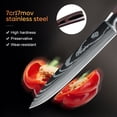 thumbnail image 3 of Cuchillo rebanador MDHAND de 8 pulgadas, cuchillo de chef de cocina ultra afilado de acero inoxidable, cuchillo con mango ergonómico para chefs profesionales, 3 of 8