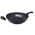 thumbnail image 4 of Westinghouse Wok Antiadherente de Mármol Negro 32 cm (WCCW0009032MBB) White-Westinghouse Mármol, 4 of 5