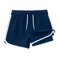thumbnail image 3 of Hienoo Boy'S Sporty Swim Trunks with Compression Liner Quick-Dry Swim Shorts, Sizes 9-16, 3 of 3
