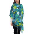 thumbnail image 3 of Sikiie Shark And Leaves Shawl Wraps Big Scarf Tassel Fall Winter Thick Scarf Warm Shawl Women Fall Gifts, 3 of 8