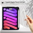 thumbnail image 6 of Fintie Case for iPad Mini 7 (A17 Pro) 2024 / iPad Mini 6 2021, Multi-Angle Folio Smart Stand Cover w/Pencil Holder & Pocket, Auto Sleep/Wake for iPad Mini 7th/6th Generation 8.3 Inch, 6 of 8