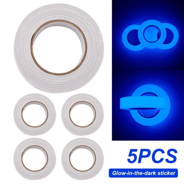 Cintas Luminosas Pegatinas Seguridad Autoadhesivas Que Brillan en La Noche Oscura (azul)
