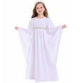 thumbnail image 6 of Mercatoo Girls Halloween Solid Long Dress 𝐀ngel Devil Bat Loose 𝐌uslim Maxi Dress Lightweight Swing Formal P𝐚rty Dress, 6 of 6