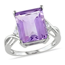 Everly Women's Amethyst and Topaz Sterling Silver Ring
