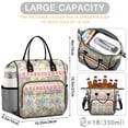 thumbnail image 5 of Pioneer Flower Floral Print Pattern Womens Lunch Box for Work,Insulated Large Lunch Bag,Leakproof Adult Lunch Bag for Work,Beach,Travel,Picnic,Camping, 5 of 6