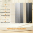 thumbnail image 5 of Full Length Mirror - 64"x21" Standing or Leaning & Wall Mounted, Floor Mirror with Thin Aluminum Alloy Frame, Ideal for Living Room, Cloakroom, Gold, 5 of 11