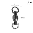 thumbnail image 4 of Mosiee Fising Bearing Swivels Split Rings 20X Ball Bearing Fishing Fising For Sea Rings Split Swivels Tackle Fishing Sporting Goods, 4 of 7