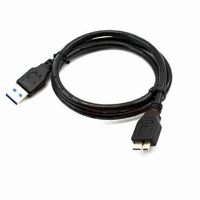 1m USB3.0 to Micro-B mobile hard drive data cable, desktop laptop extension charging cable, 2-pack