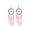 Pink, variant on KDSJSXW Earrings for Sensitive Ears Creative Long Coffee Feather Earrings Tassel Ear Accessories Bohemian Style foreign Trade Accessories Gift Pearl Necklace And Earring Set (Red,One Size)
