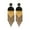 Black, variant on 1 Pair Stud Earrings Colorful Beads Tassels Jewelry Vintage Beaded Dangle Earrings for Dating Bead Green