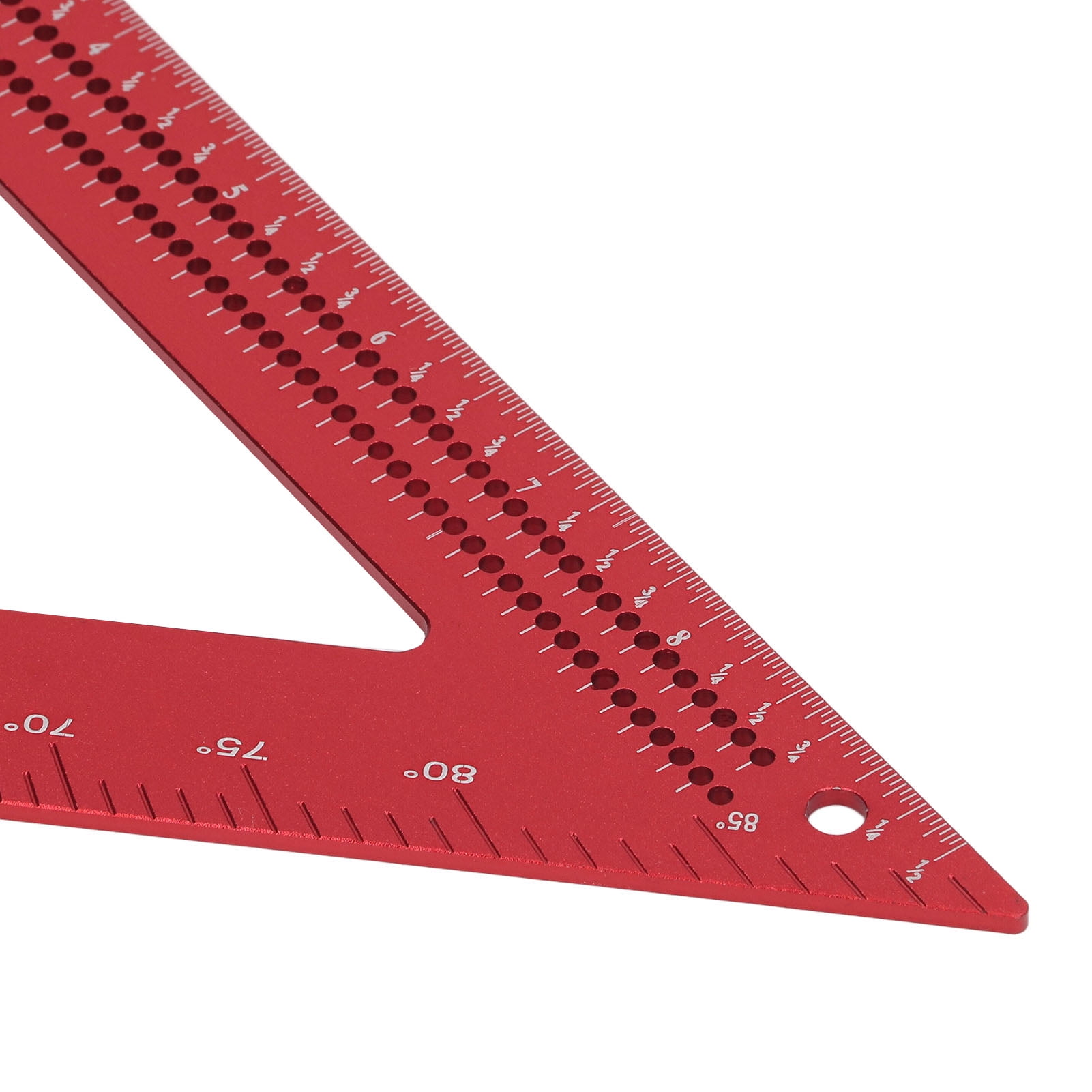 Aluminum Alloy Triangle Ruler – Precision Woodworking Square For Height & Angle Measuring - View #7