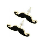KATGI Fashion Retro Handlebar Mustache Hipster Beard Vintage Statement Pendant Necklace or Earrings