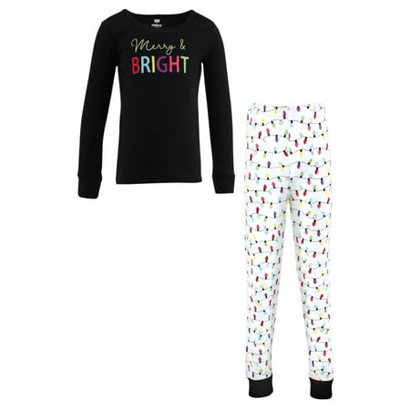 

Hudson Baby Child Girl Cotton Pajama Set Merry and Bright 8 Years